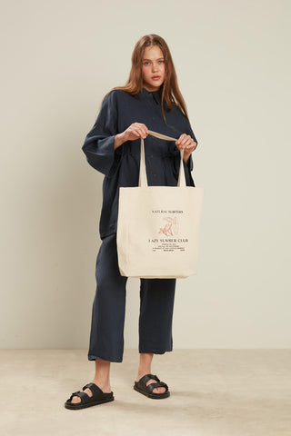 Printed Canvas Bag Lazy Summer