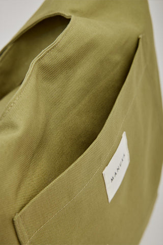 Canvas Bag With Large Pockets Green