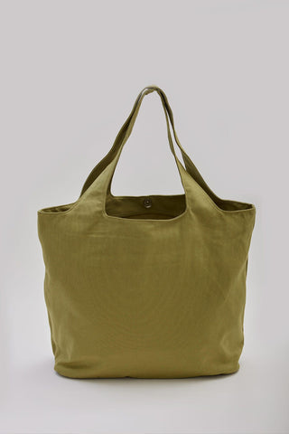 Canvas Bag With Large Pockets Green