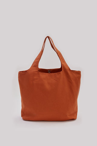 Canvas Bag With Large Pockets Orange