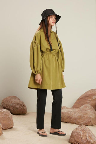 Modest Raincoat Swimwear Green