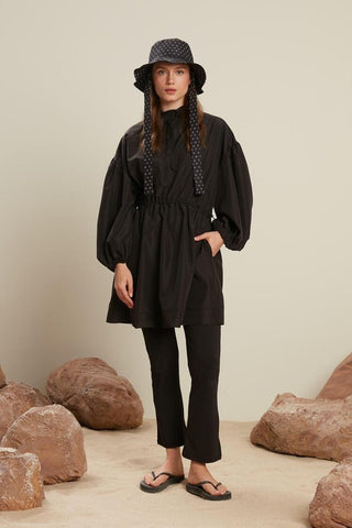 Modest Raincoat Swimwear Black