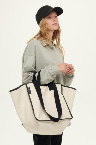 Canvas Shopping Bag Black