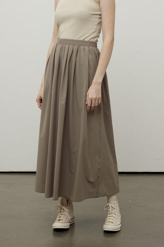 Comfortable Fit Skirt Khaki