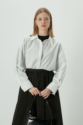 Oversize Basic Shirt Ecru