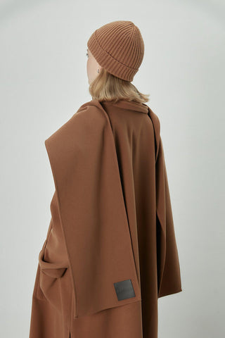 Elite Scarf Cachet Coat Camel