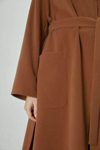 Elite Scarf Cachet Coat Camel