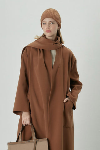 Elite Scarf Cachet Coat Camel