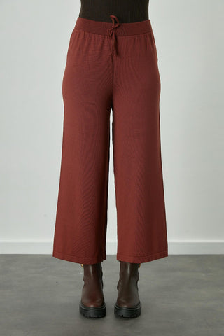 Thin Knitted Trousers Copper