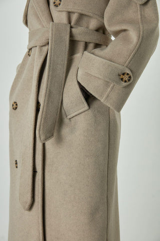 Premium Cachet Trench Coat Mink