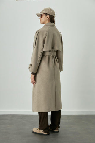 Premium Cachet Trench Coat Mink