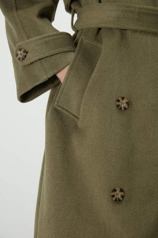 Premium Cachet Trench Coat Khaki