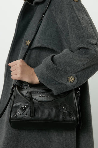 Marcie Leather Bag Black