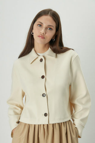 Andre Cachet Jacket Ecru