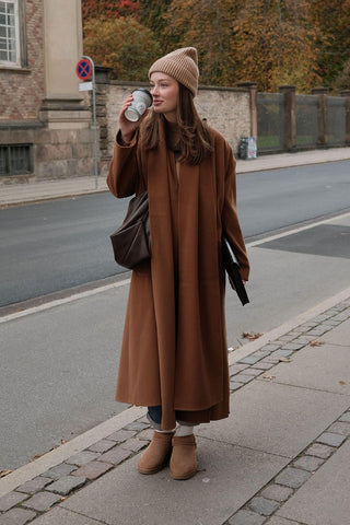 Elite Scarf Cachet Coat Camel