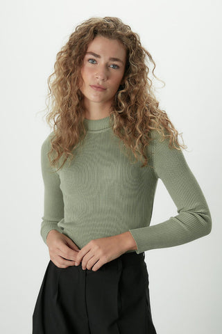 Basic Knitwear Bodysuit Mint