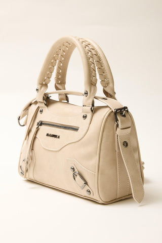 Marcie Leather Bag Beige