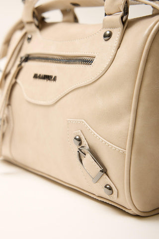 Marcie Leather Bag Beige