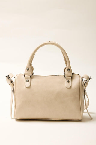 Marcie Leather Bag Beige