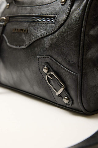 Marcie Leather Bag Black