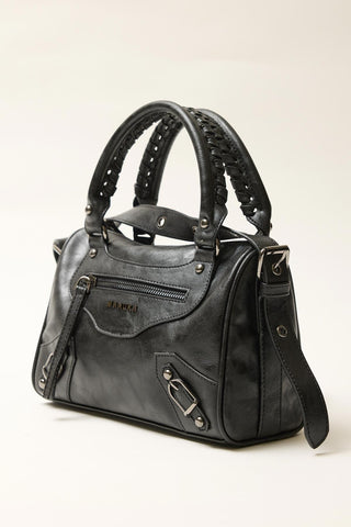 Marcie Leather Bag Black