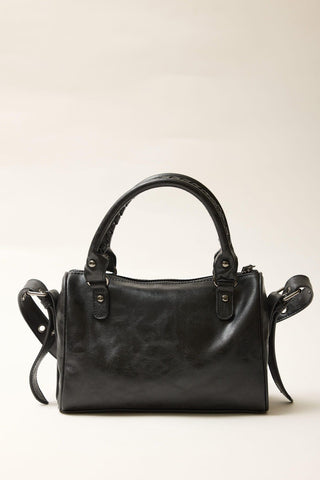 Marcie Leather Bag Black