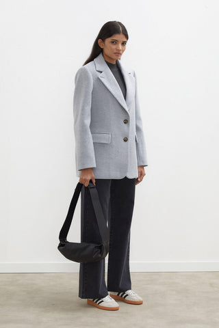 Nora Cachet Blazer Jacket Grey