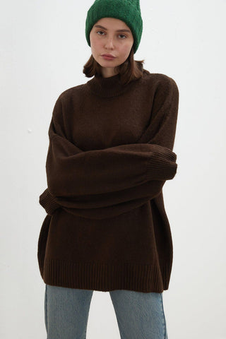 Ella Sweater Dark Brown