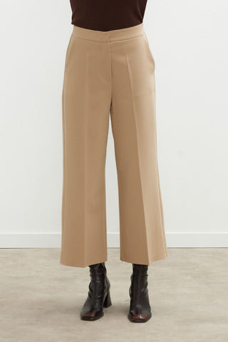 Sandy Ütü İzli̇ Culotte Pantolon Camel