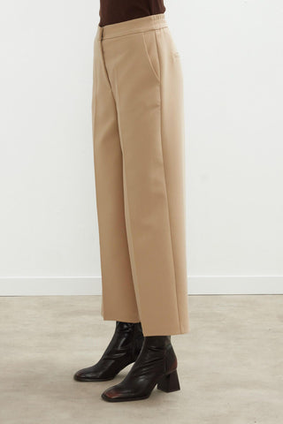 Sandy Ütü İzli̇ Culotte Pantolon Camel