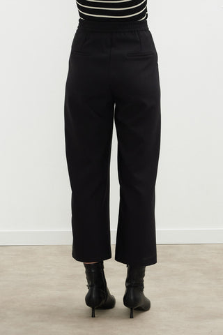 Sandy Straight Fit Culotte Trousers Black