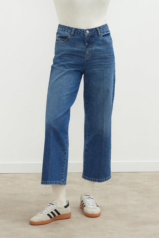 Straight Leg Jeans Blue