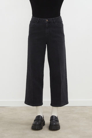 Straight Leg Jeans Black