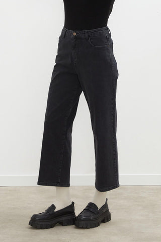 Straight Leg Jeans Black