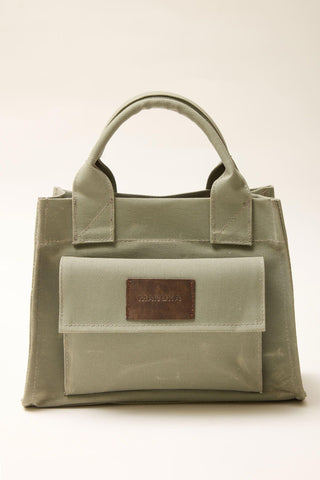 Faded Effect Mini Bag Green