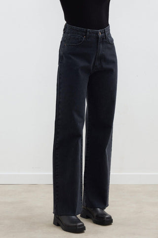 1975 Palazzo Fit Jeans Black