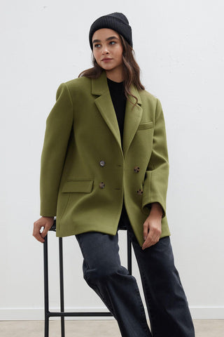 Ola Cachet Blazer Jacket Green