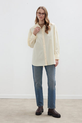 Oversize Basic Shirt Vanilla