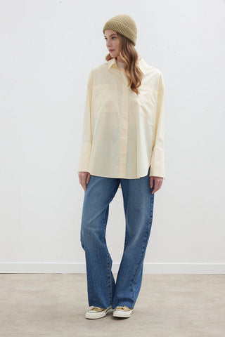 Wide Cuff Shirt Vanilla