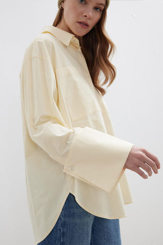 Wide Cuff Shirt Vanilla