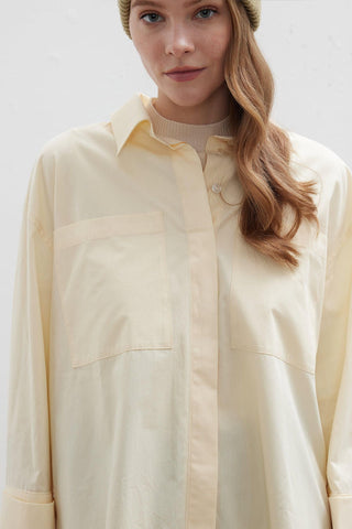 Wide Cuff Shirt Vanilla