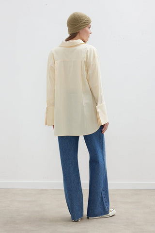 Wide Cuff Shirt Vanilla