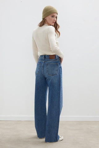 1975 Palazzo Fit Jeans Blue