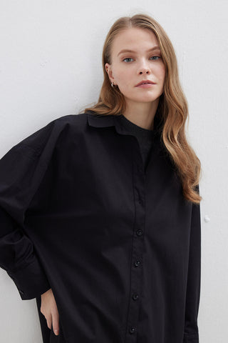 Oversize Basic Shirt Black