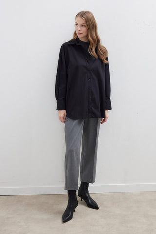 Oversize Basic Shirt Black