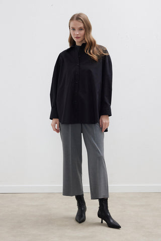 Oversize Basic Shirt Black