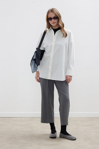 Oversize Basic Shirt Ecru