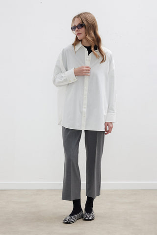 Oversize Basic Shirt Ecru