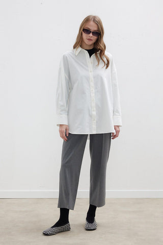 Oversize Basic Shirt Ecru