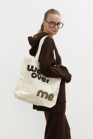 Printed Canvas Bag Over Me